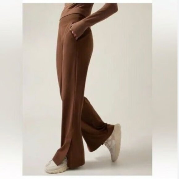 Athleta Venice Flare Pants Mahogany Stretch 3X - Picture 3 of 10